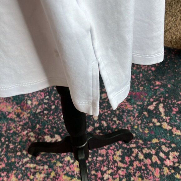 Isaac Mizrahi Live Womens Top 2X Essentials 3/4 Sleeve Knit Spotless White - Picture 3 of 6